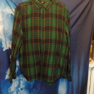 Hm plaid shirt size L